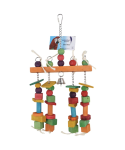 Adventure Bound Wooden Hendrix Parrot Toy